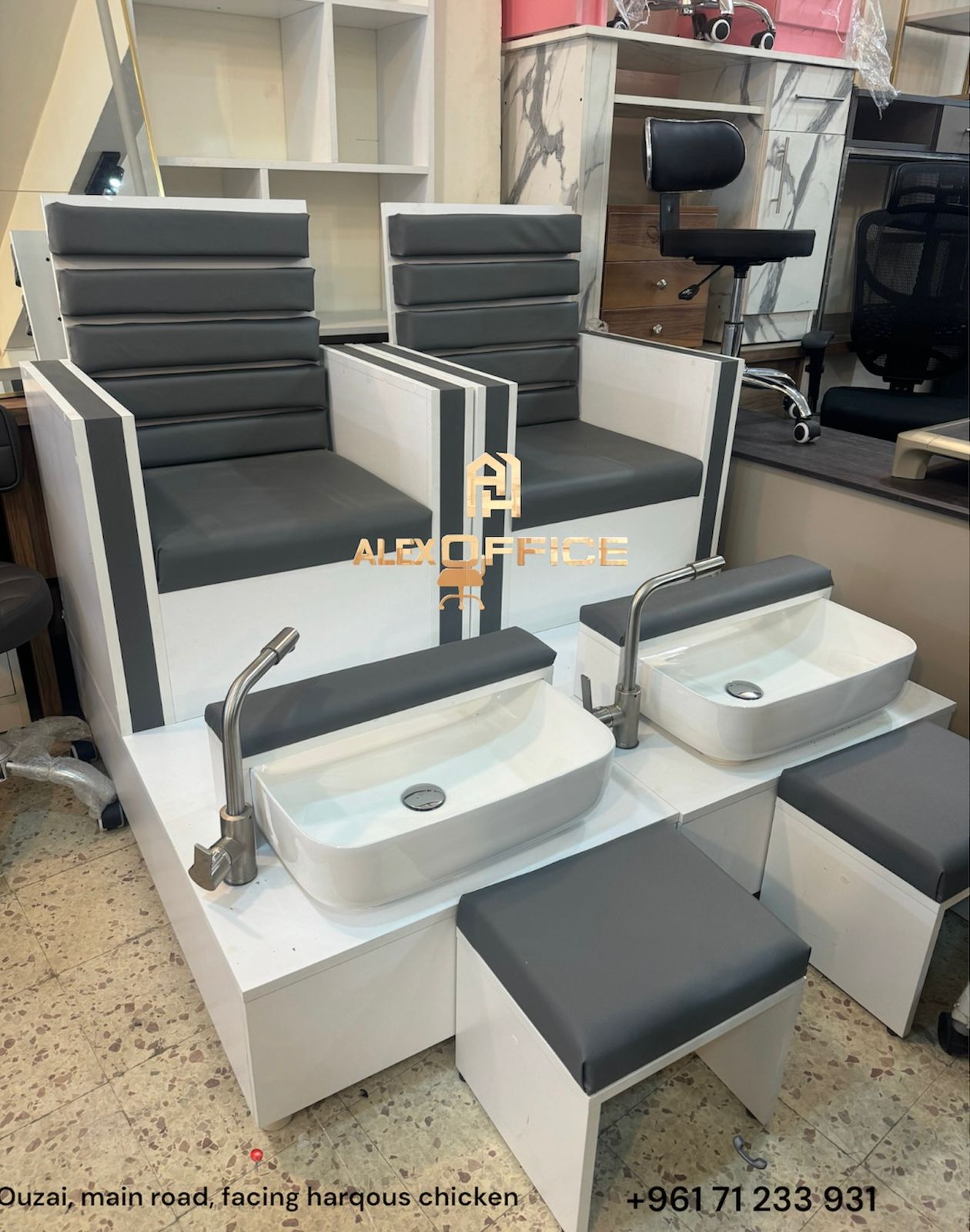 Alex Office Furniture showroom installation